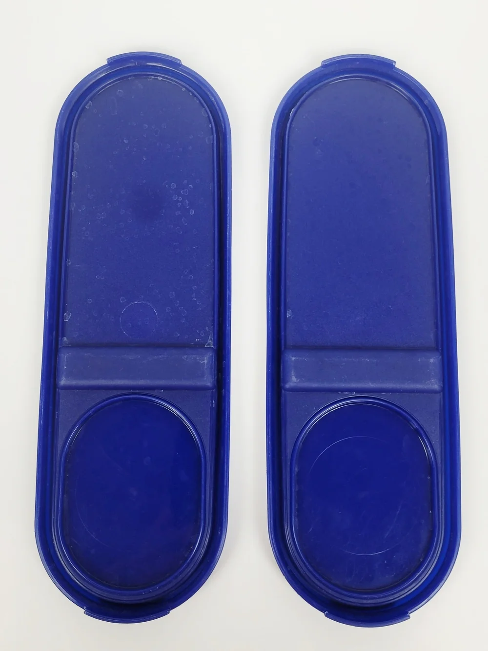 Vtg 90s~Tupperware 2239E~2351C~Modular Mates w/Blue Lids~Dry Food Pantry Keeper